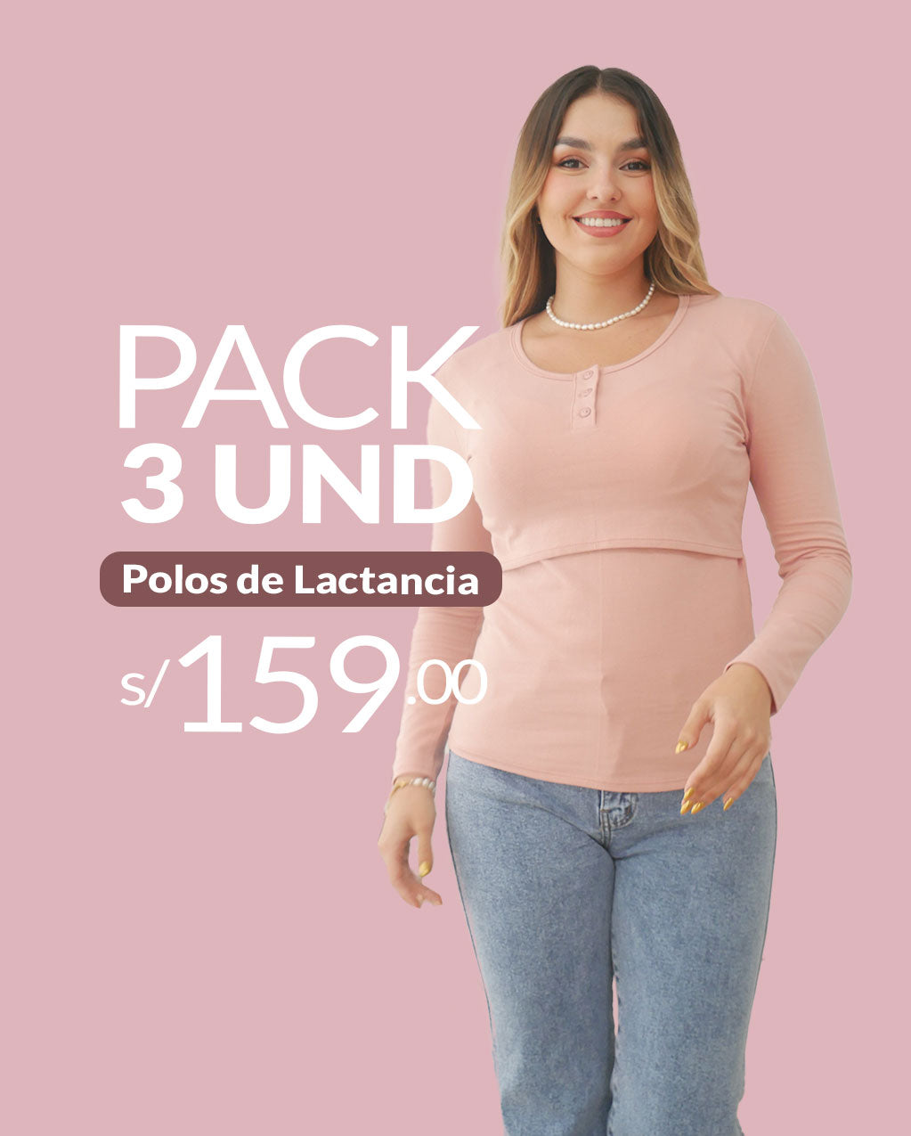 Pack 3 Polos Lactancia