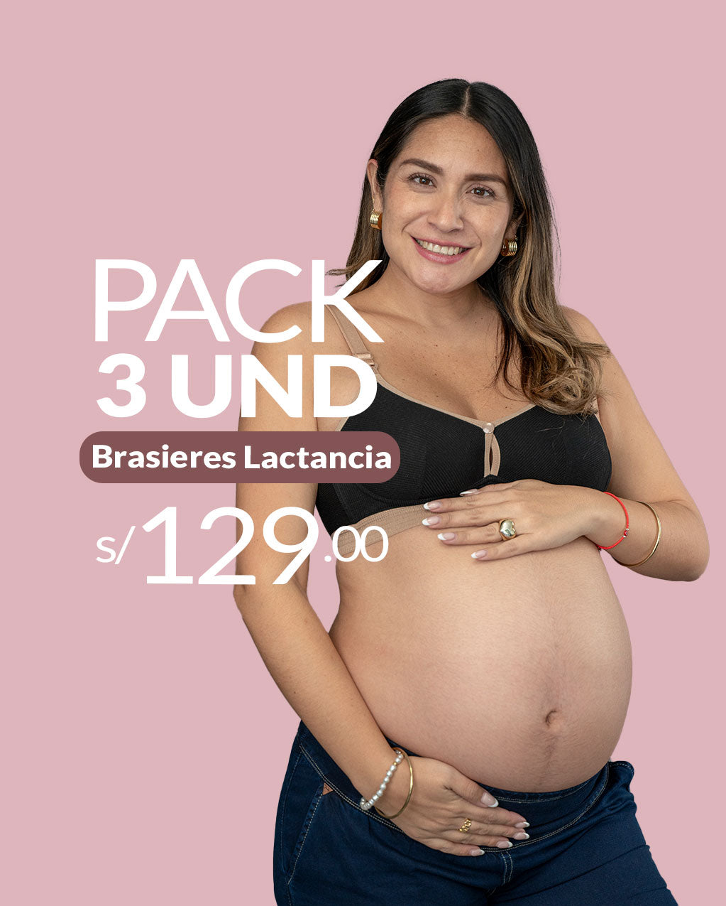 Pack 3 Brasieres Maternos