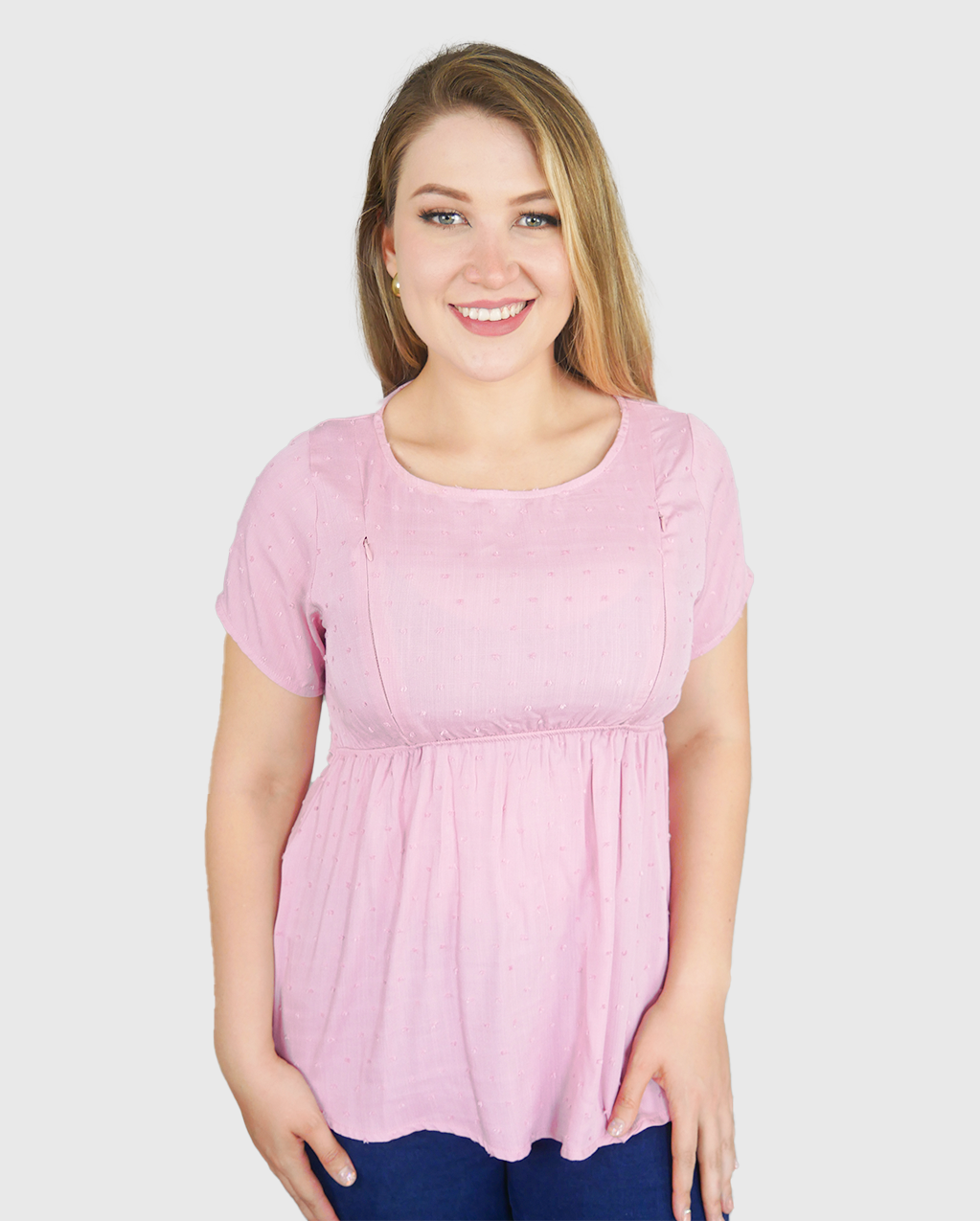 Blusa Lactancia Luana Manga Corta