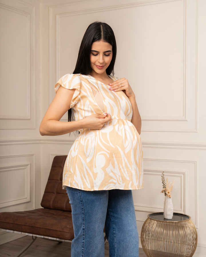 Blusa Materno Lactancia Lina