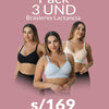Pack 3 Brasieres Maternos