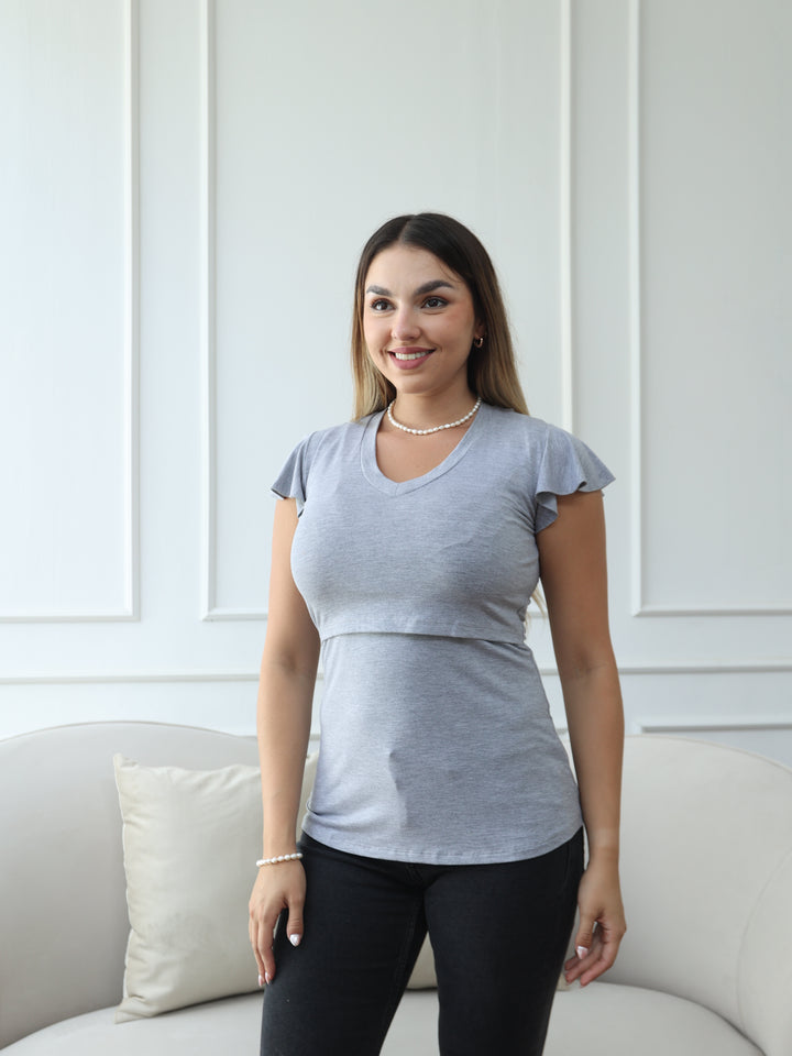 Polo Lactancia Thais Manga Corta