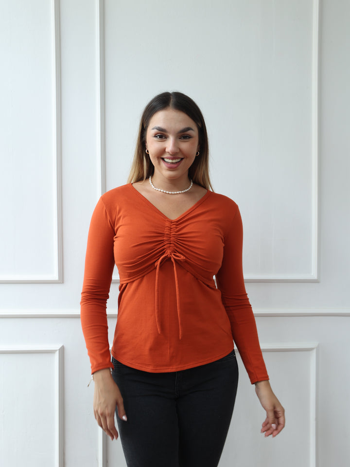 Polo Lactancia Lea Manga Larga