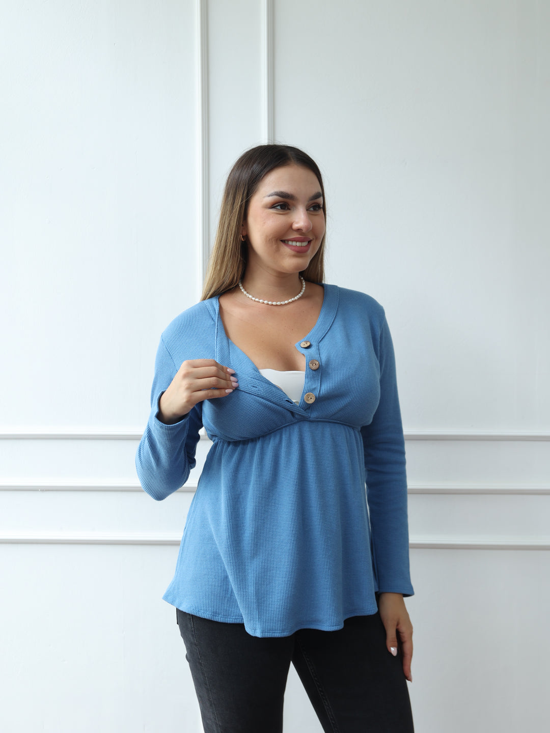 Polo Lactancia Mariela Manga Larga
