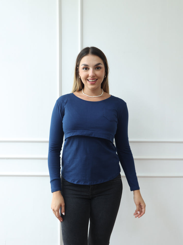 Polo Lactancia Katia Manga Larga